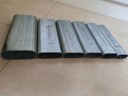 Galvanized Elliptical Steel ပိုက်