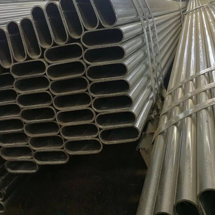 သေးငယ်သောအချင်း Galvanized Oval Tube